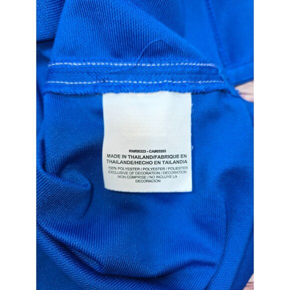 Nike Golf Blue Dri-Fit Mens Polo XL Short Sleeve Lightweight Breathable - Picture 6 of 8